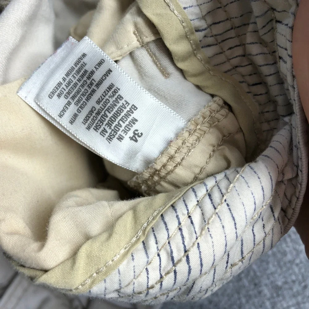 Aeropostale Mens Cargo Shorts Size 34 Tan KhakI  Multi Pocket Utility